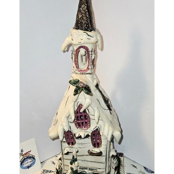 Blue Sky 14" Christmas Church Village Figurine By Heather Goldminc "Come All Ye - Picture 4 of 10